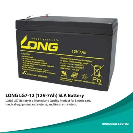 LONG 7ah-12V battery_12V 7Ah sealed lead acid battery