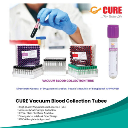 CURE Vacuum Blood Collection Tube – High Quality Medical Blood Collection Tubes