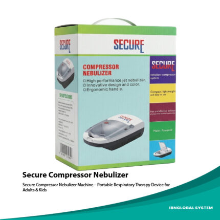 Secure Compressor Nebulizer Machine – Portable Respiratory Therapy Device for Adults & Kids