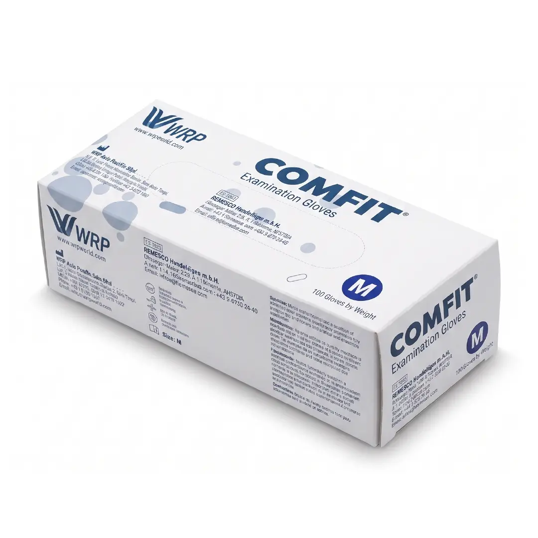WRP COMFIT® Disposable Medical Examination Gloves 100 Pcs